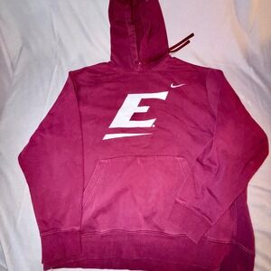Nike Hoodie Mens XL Maroon Good Eastern Kentucky Colonels Pullover Fleece